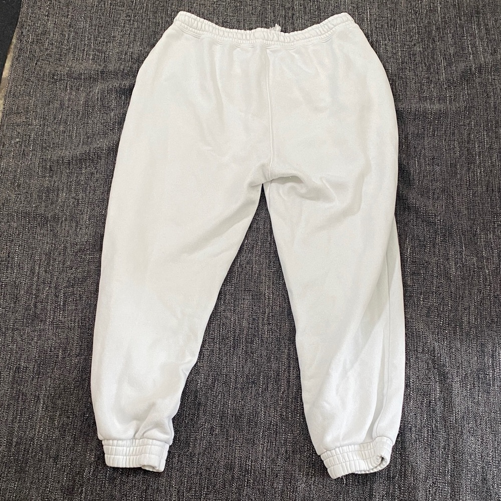 Abercrombie & Fitch White Track Pants - Picture 3 of 8